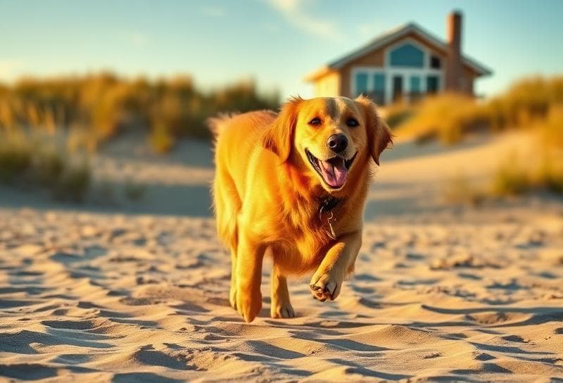Sommerhus med hund